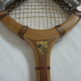 Vintage tennis racket frame wood mark eagle
