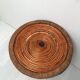 Vintage high-capacity rattan linen basket