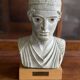 Replica statue of the Charioteer of Delphi.