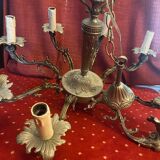 Chandelier with silver branches