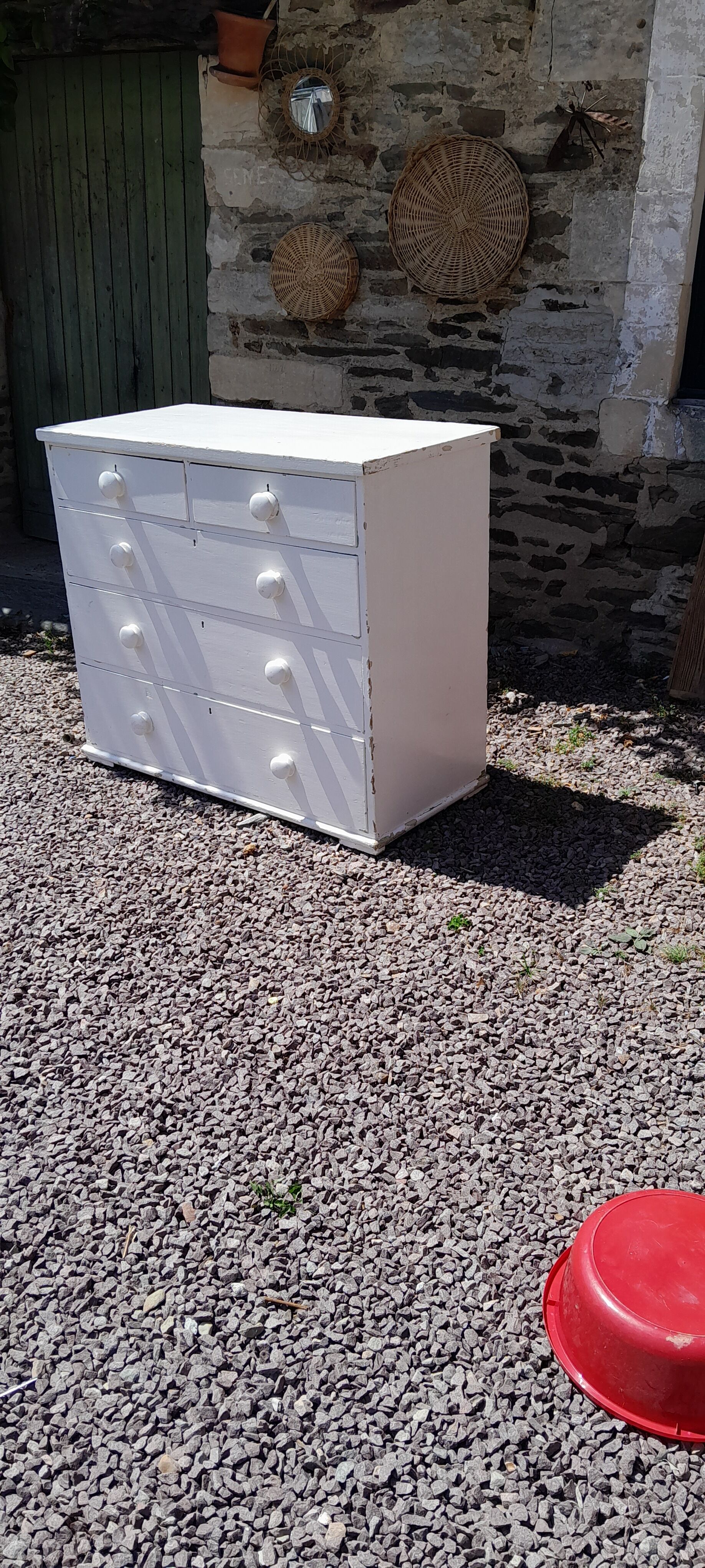 English chest of drawers