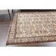 Vintage Turkish Hand-Knotted Wool Cotton Beige Area Rug 202x322