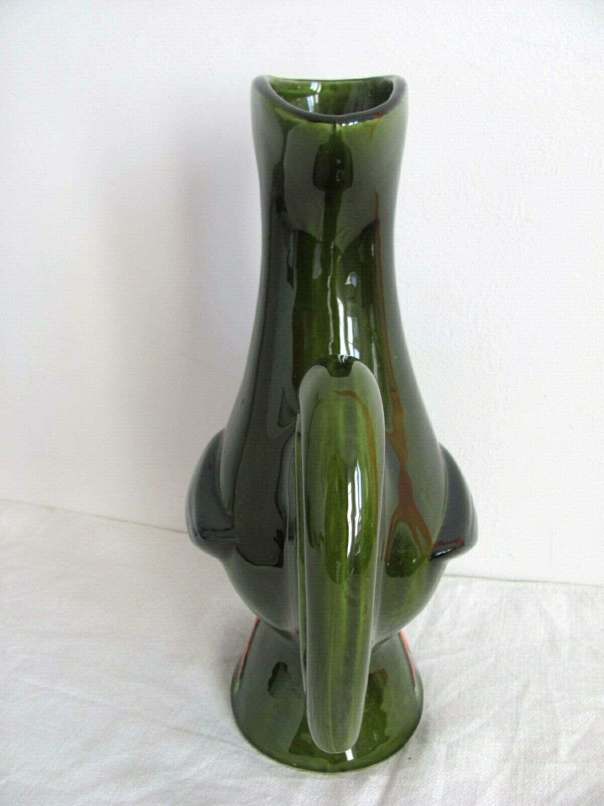 Rooster ceramic pitcher