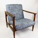 Fauteuil bleu par Edmund Homa, années 1970