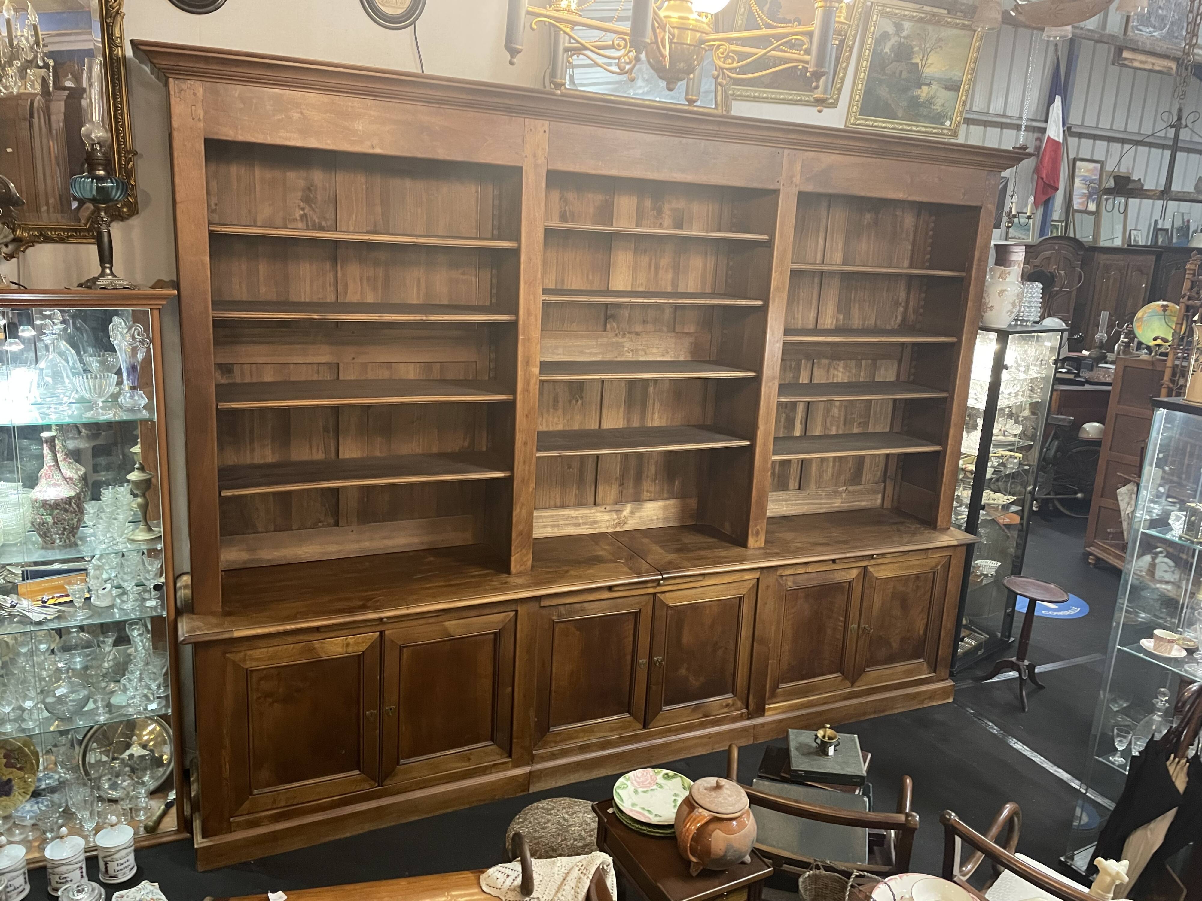 Library walnut apothecary furniture