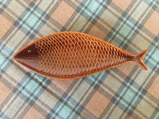Plat de poisson Gustavsberg Stig Lindberg vintage