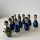 Wooden football bowling game