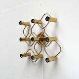 Vintage German wall lamp Hollywood Regency by Gaetano Sciolari for Leola, 1970s.