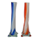Pair of colored glass soliflores, 1960s