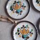 Set 4 assiettes dessert Corfou Boch 1966