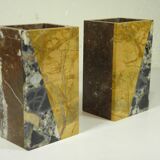 Pair of Art Deco marble bookends