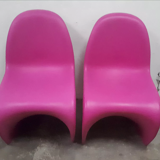 Pair of Panton chairs by Verner Panton, Vitra