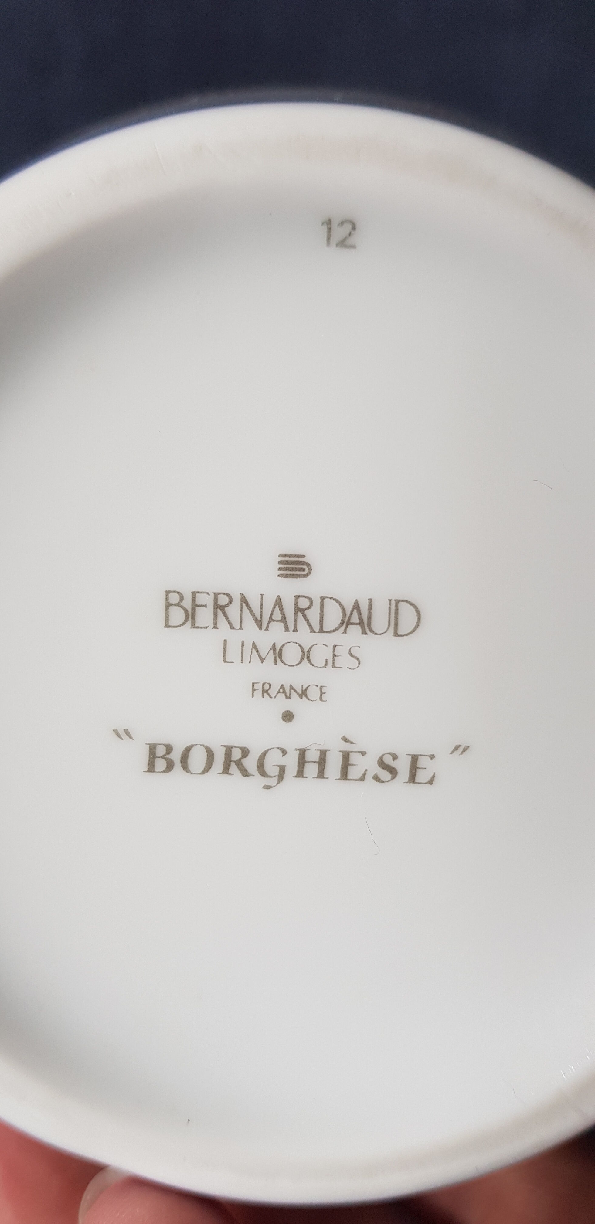 Vase BERNARDAUD porcelain of Limoges collection Borghese