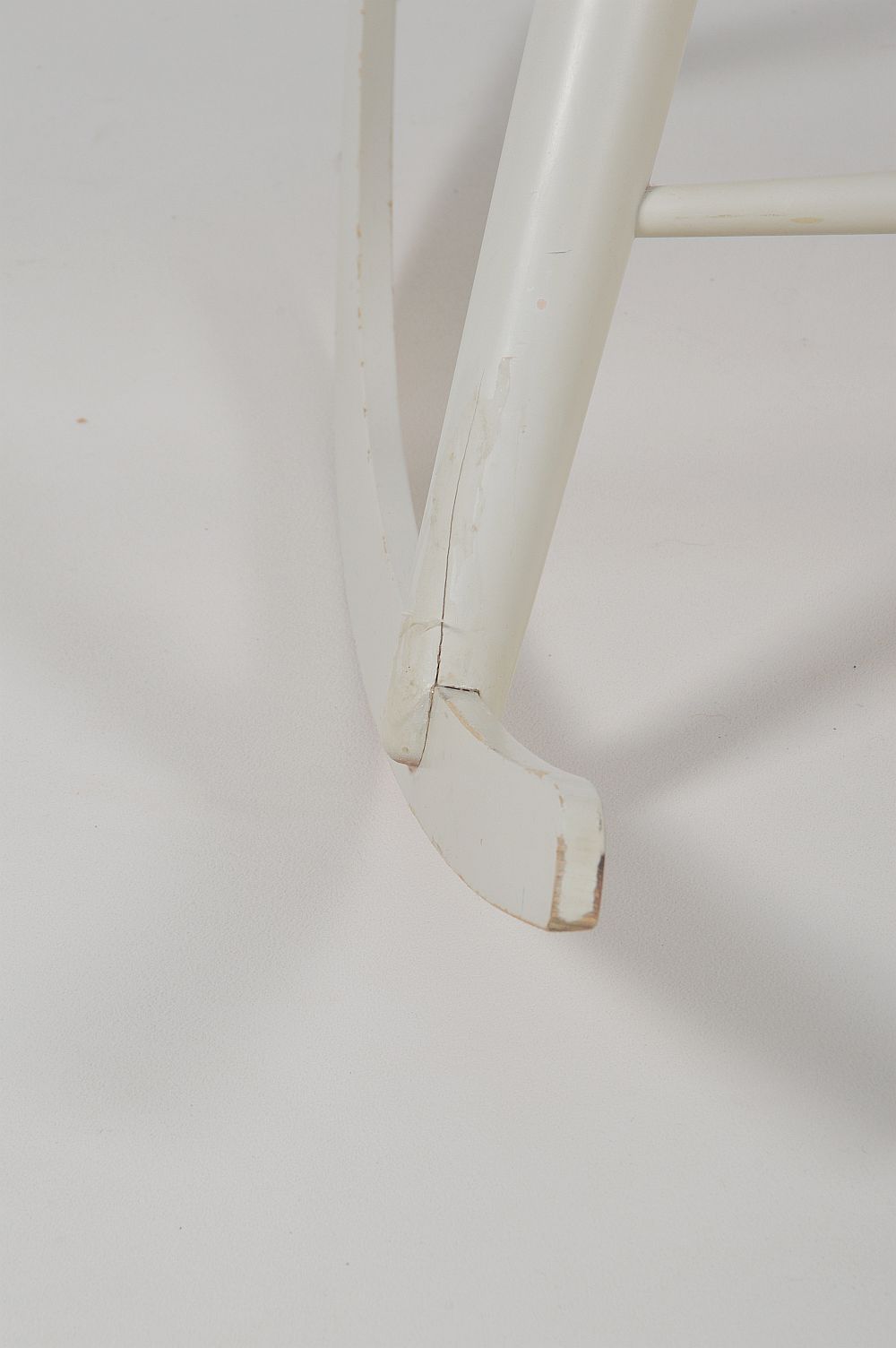 Scandinavian rocking chair with unusual design, 1950s