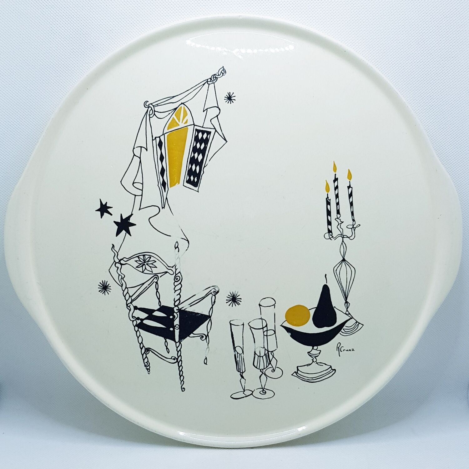 Salins Caprice cake plate