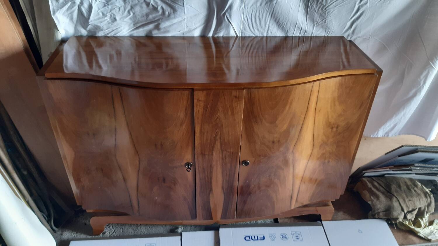 Walnut sideboard