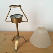 Vintage candle holder lamp.