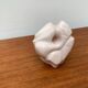Vintage postmodern stone sculpture