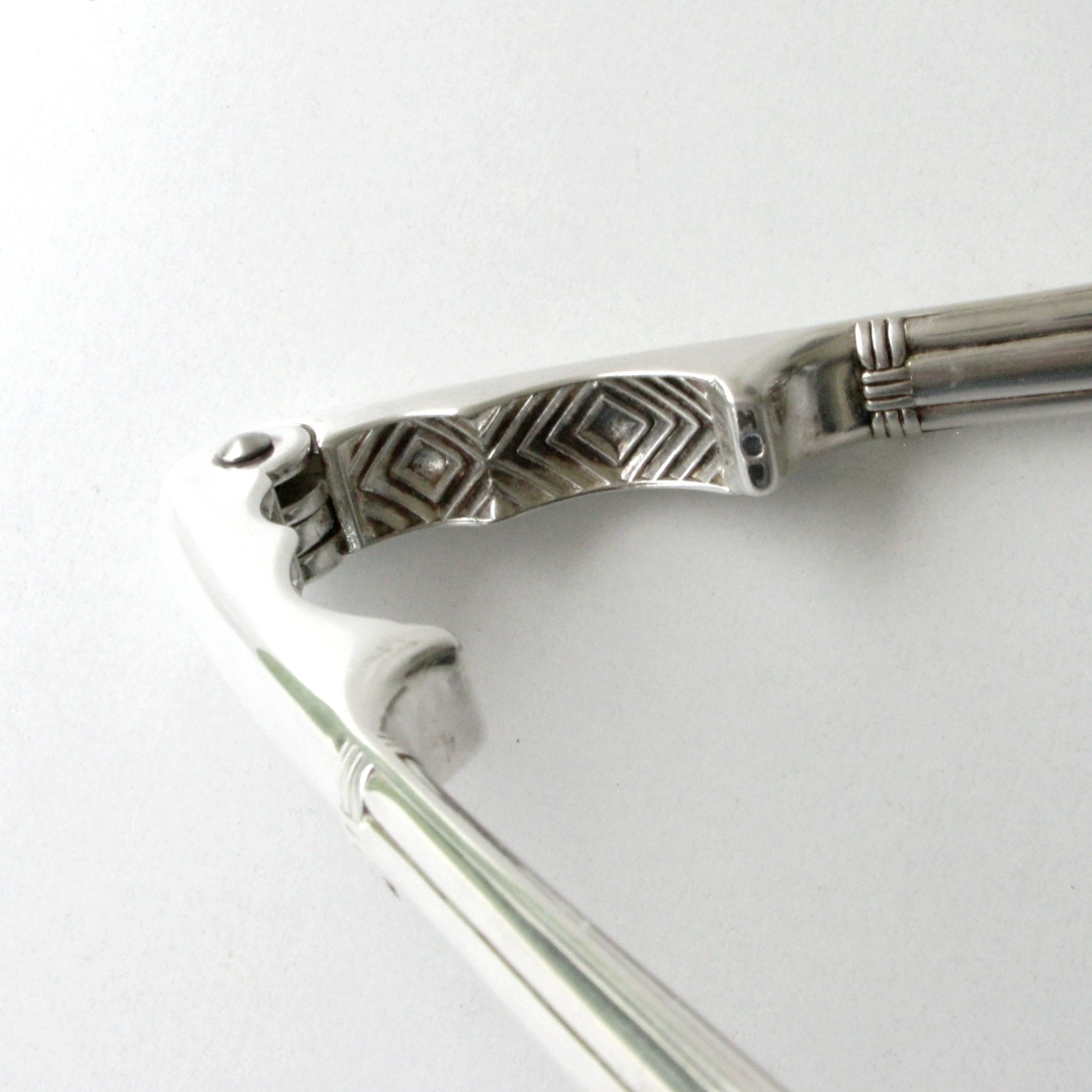 Old nutcracker in silver metal - chissed very heavy -