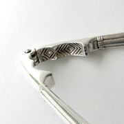 Old nutcracker in silver metal - chissed very heavy -