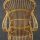 Fauteuil Belse 8 en rotin Dutch Design, 1950