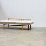 1970's German wooden sofa / daybed