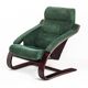 Vintage armchair in Alcantara. Åke Fribyter for Nelo Möbel. Sweden. 1990s.