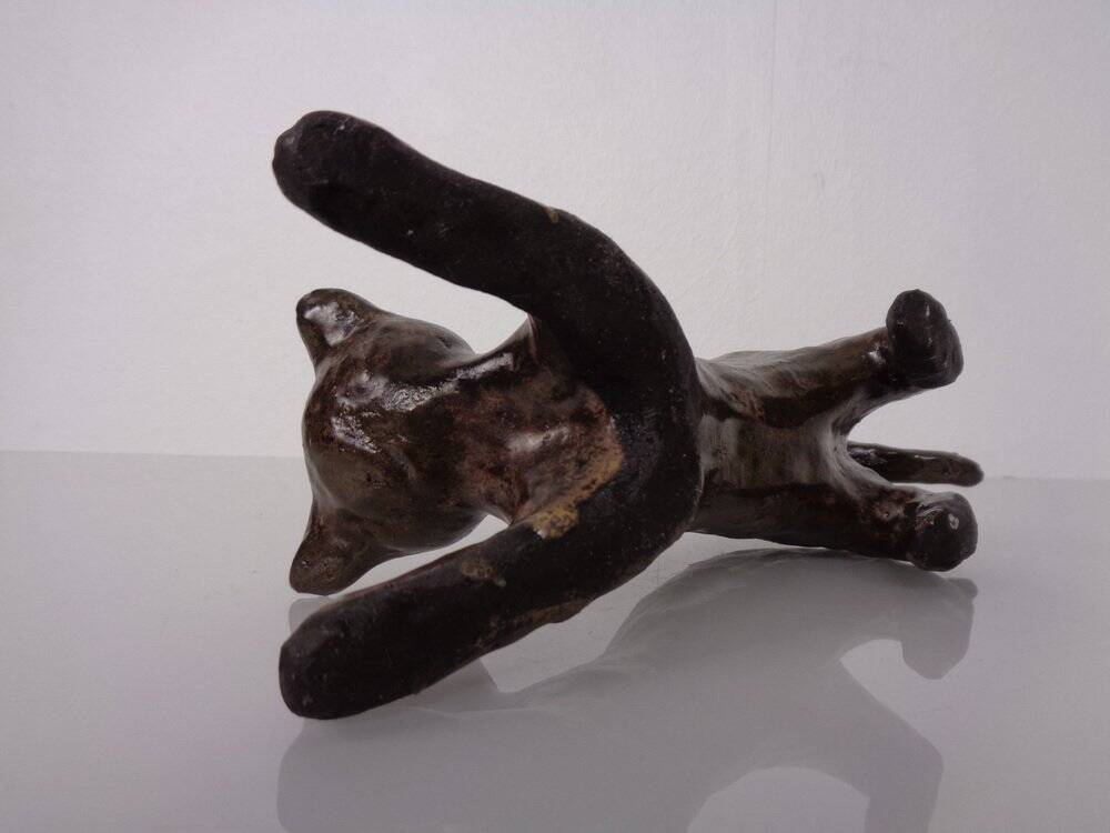 Large ceramic cat, Germany, 1960s