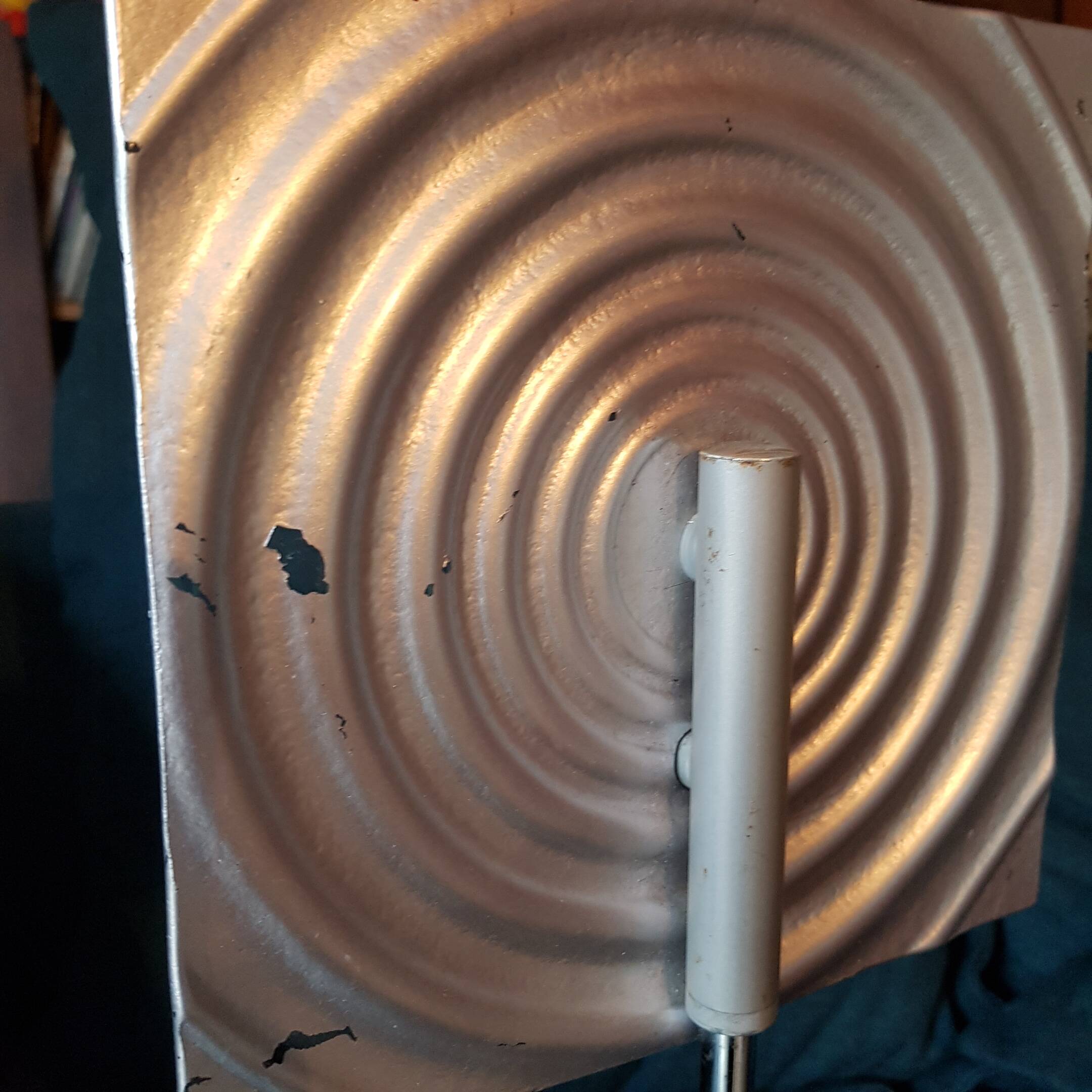 Late 70's psychedelic style reflective lamp