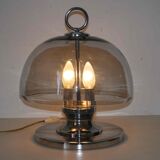 Old chrome glass lamp 60