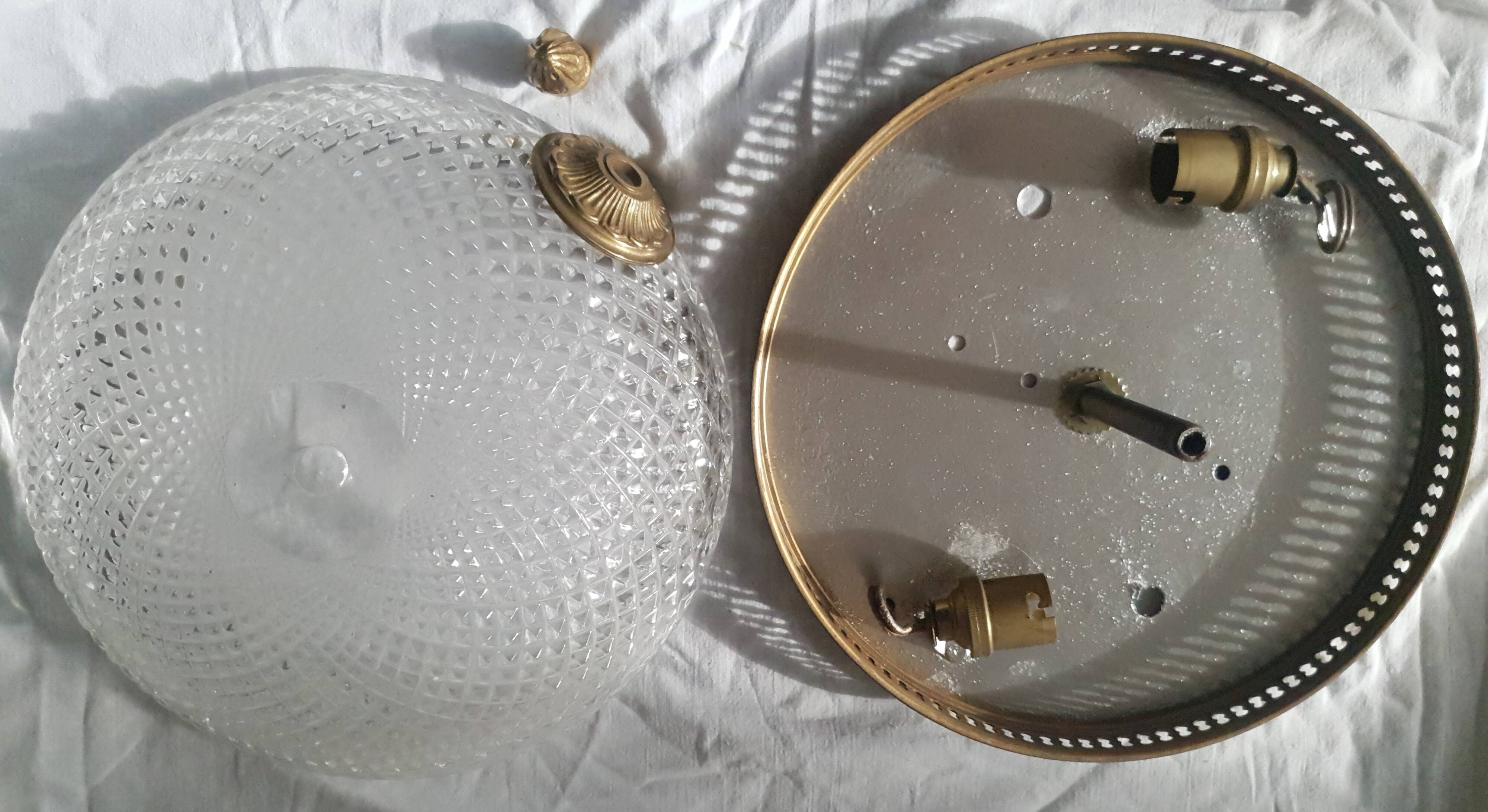 Lucien Gau style ceiling light - Louis XVI