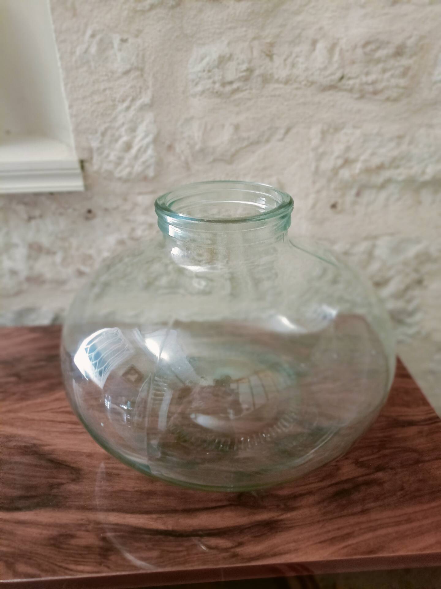 Grand vase, bonbonne en verre