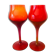 2 handmade glasses by Professor Zbigniew Horbowy