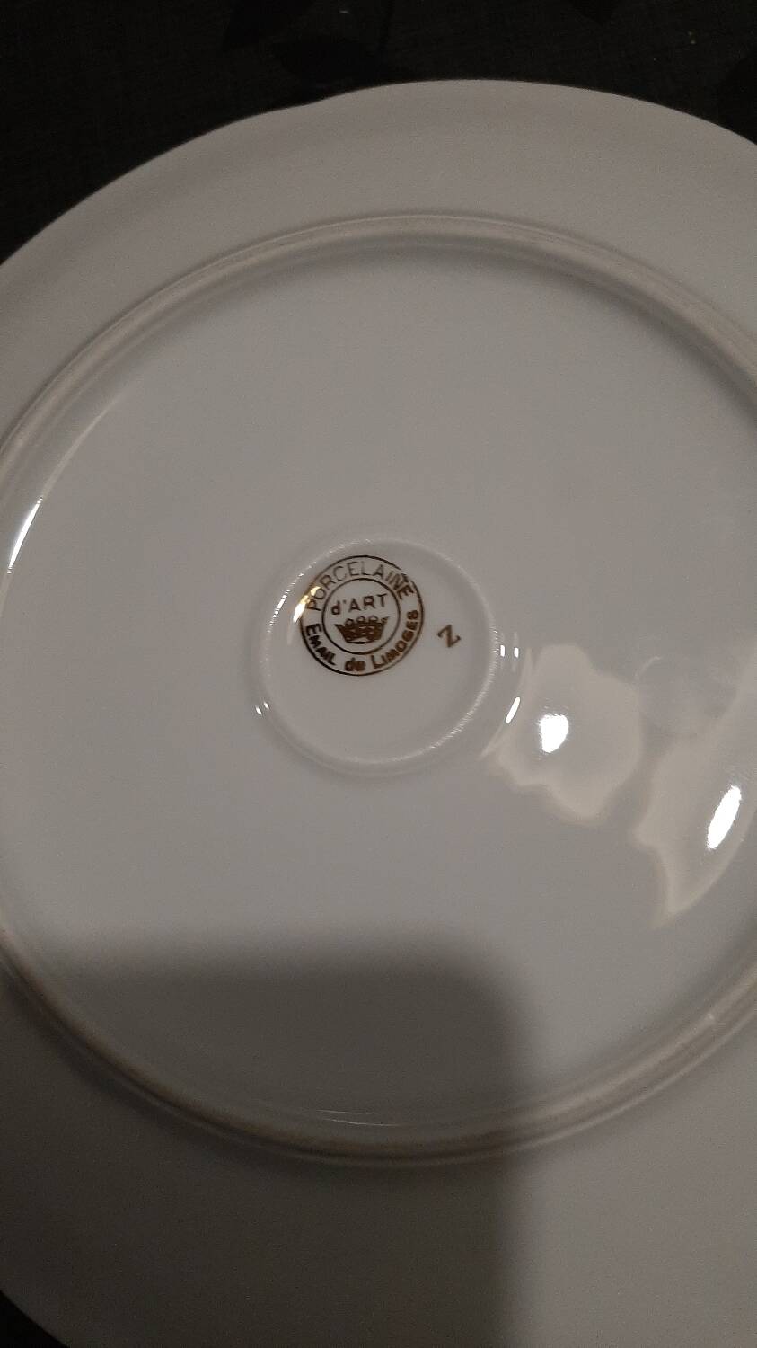 Limoges porcelain cake dish