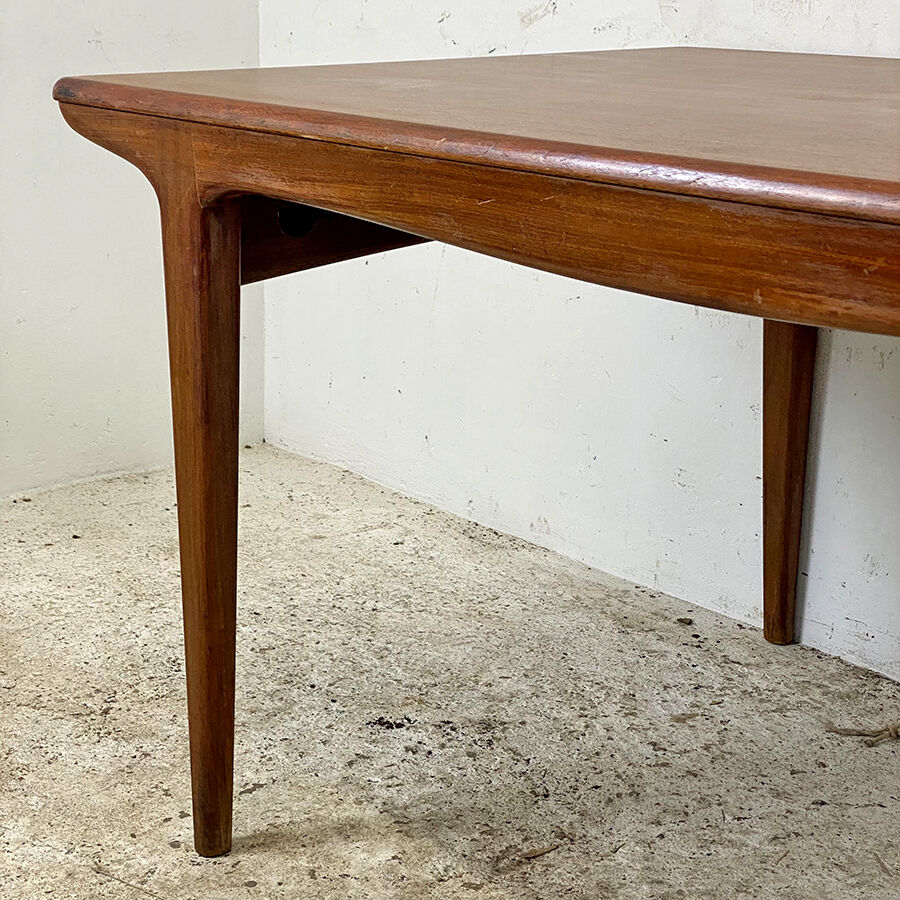 Scandinavian dining table extendable vintage 60's