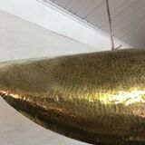 Hammered brass light fixture 40cm