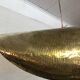 Hammered brass light fixture 40cm