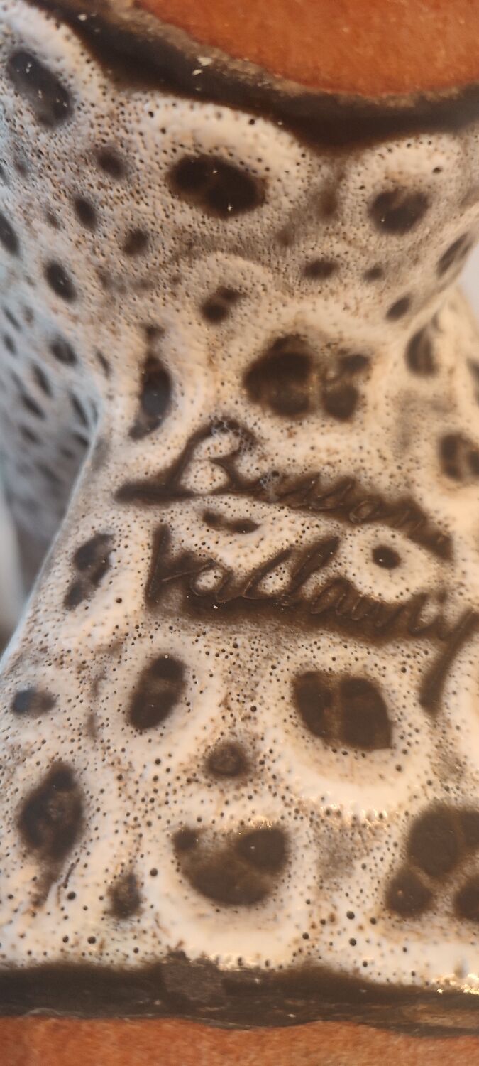 Sculptural ceramic vase (43 cm) marius bessone vallauris (1955-19