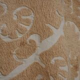 Vintage Turkish hand-knotted rug 132x132 cm