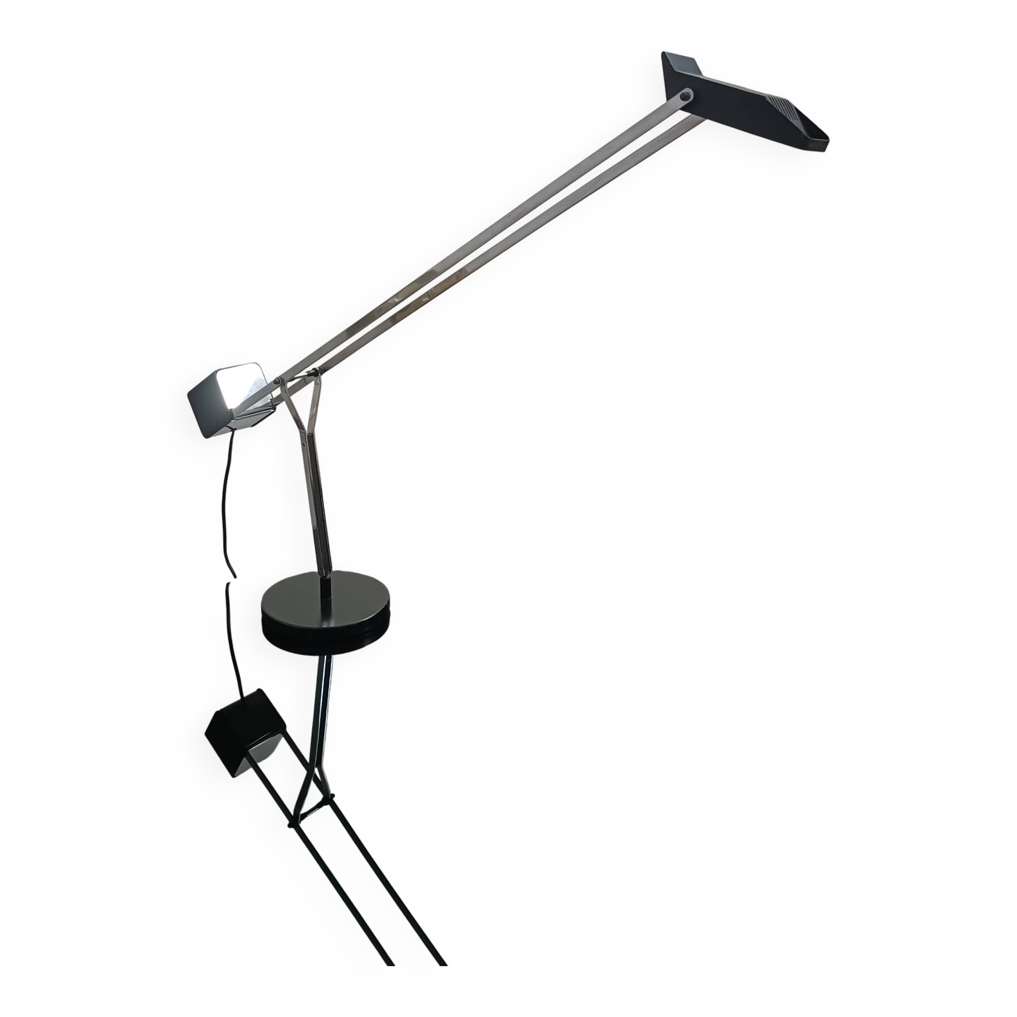 Fase Swan lamp, chrome edition 1980