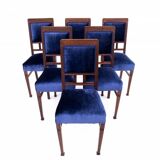 Table et chaises Art nouveau des années 1930. Après rénovation.