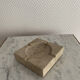 Vintage stone square ashtray