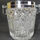 Champagne bucket cut glass