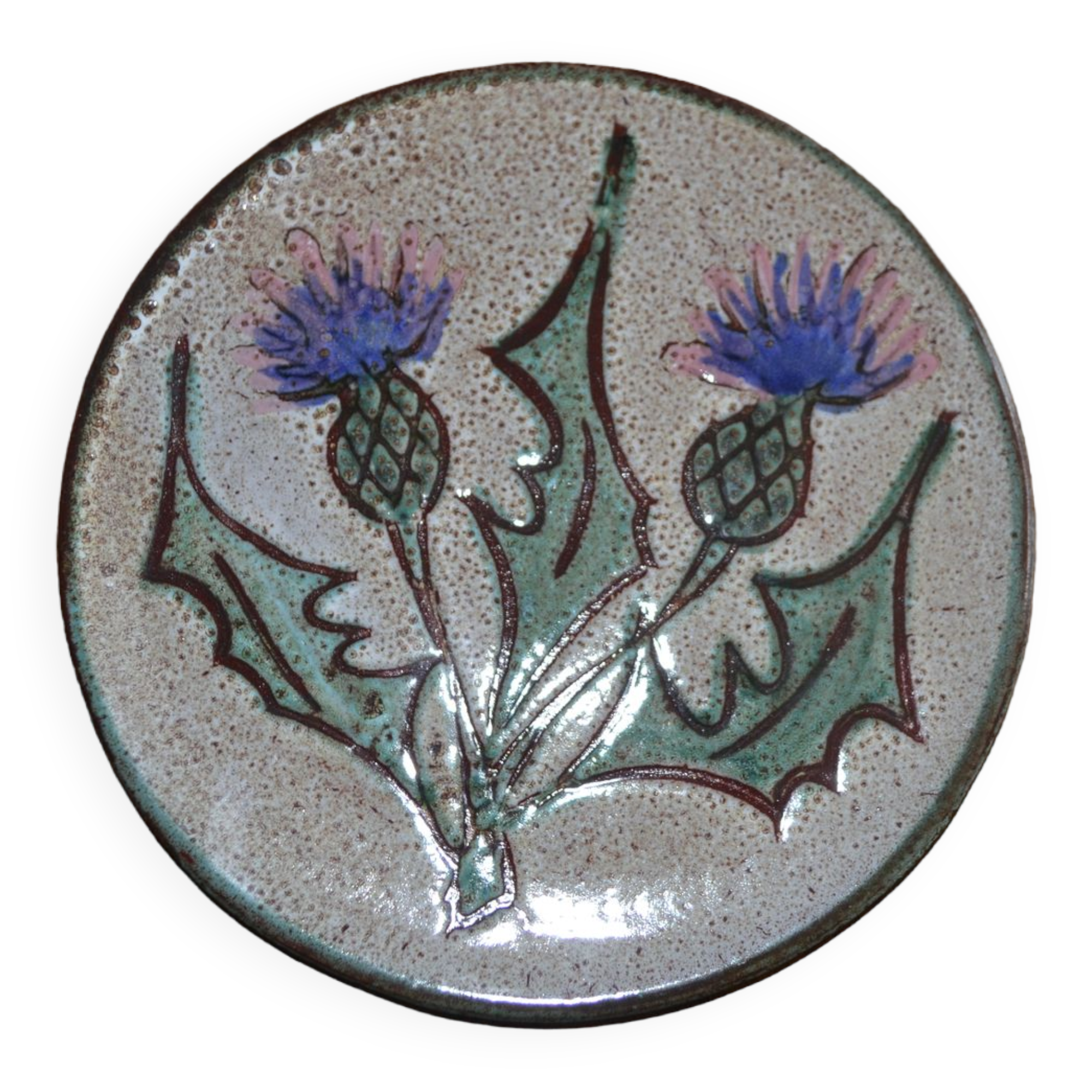 Petite assiette Chardon Valauris