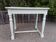 Old patinated table turned wood