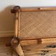 Commode sideboard vintage en bambou à 6 tiroirs,