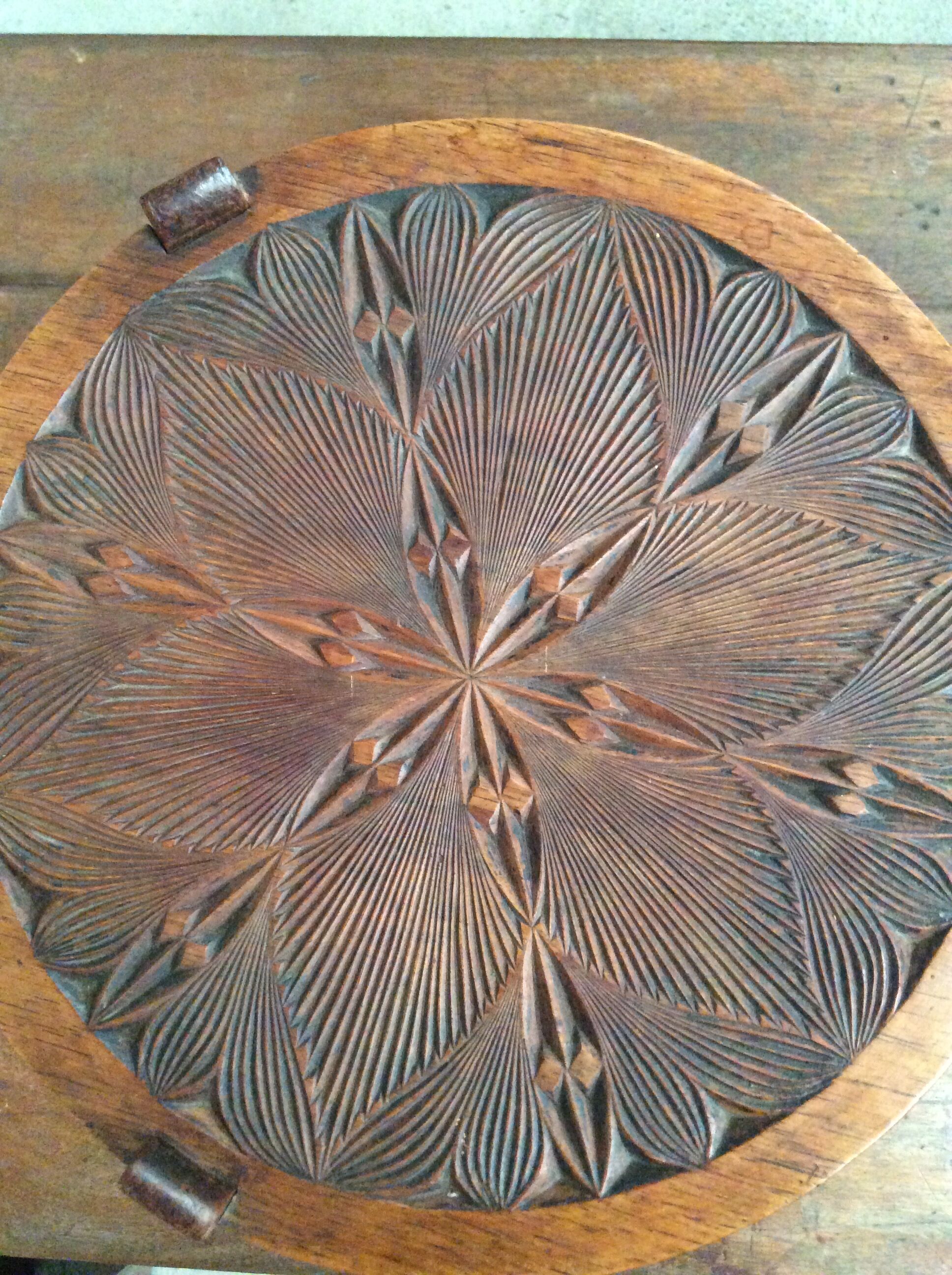 Pair of wooden side tables 1960