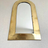 Vintage brass mirror