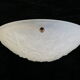 Pendant lamp washbasin art deco pressed molded glass muller freres luneville