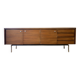 Mid-century sideboard in rosewood and chrome metal